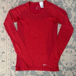 Nike Women's Crimson Long Sleeve Tee